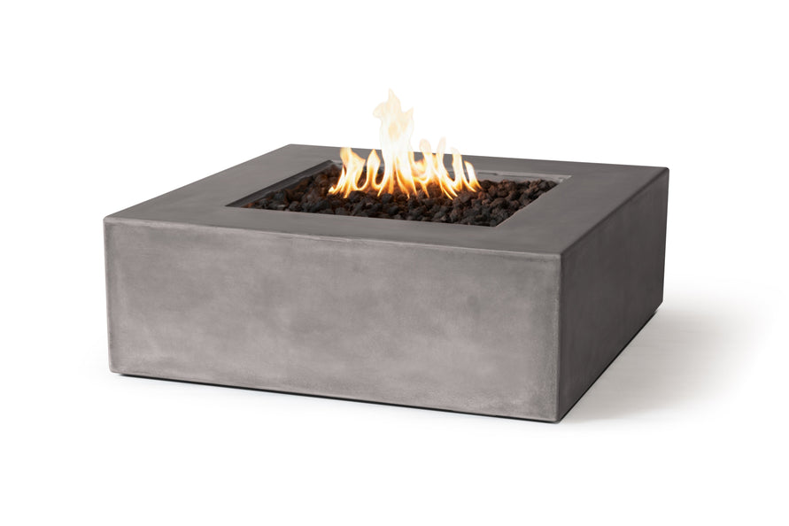 Pyromania Fire Features 42 Inch Otto Glass Fiber Reinforced Concrete Gas Fire Table