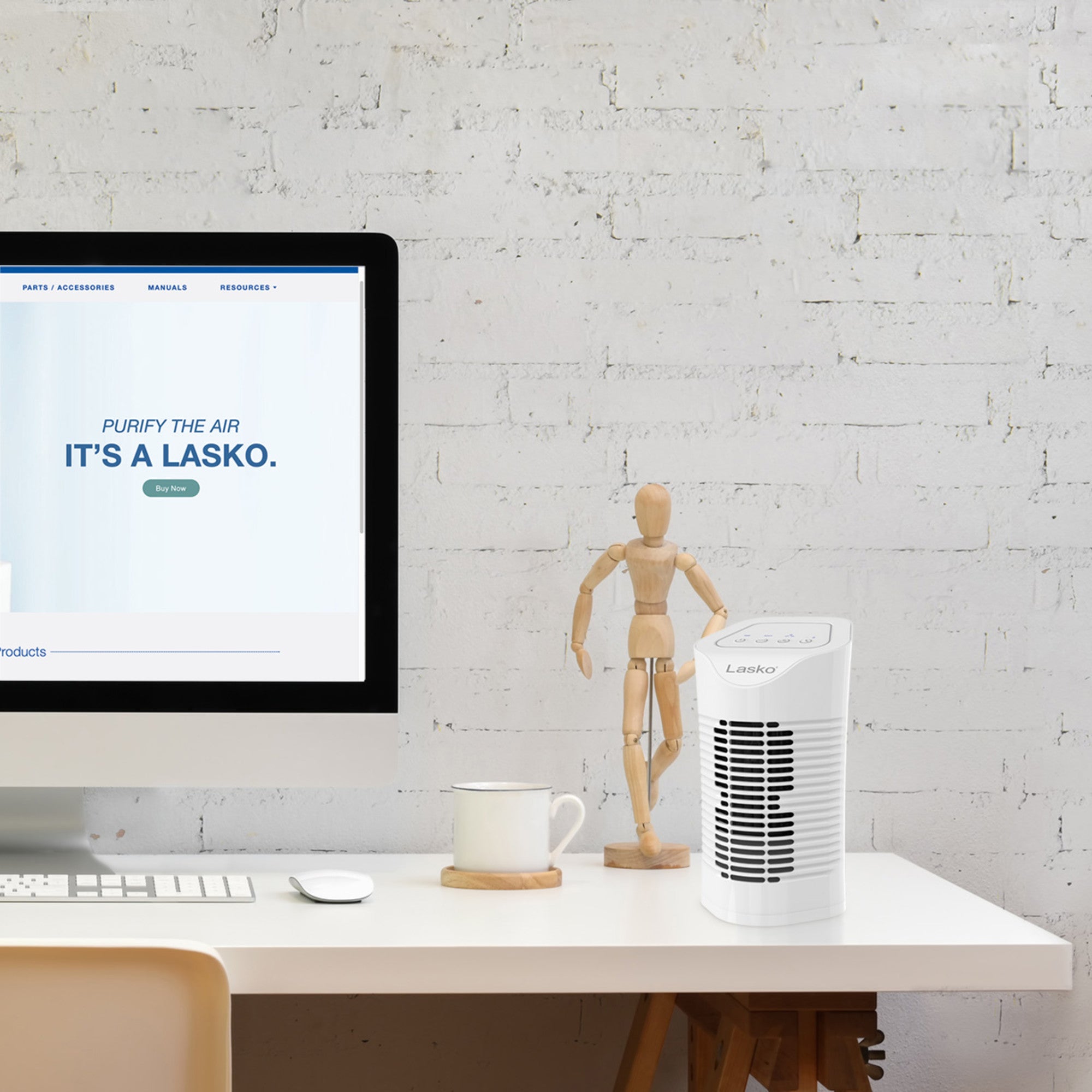 Lasko 11 Inch Desktop Air Purifier