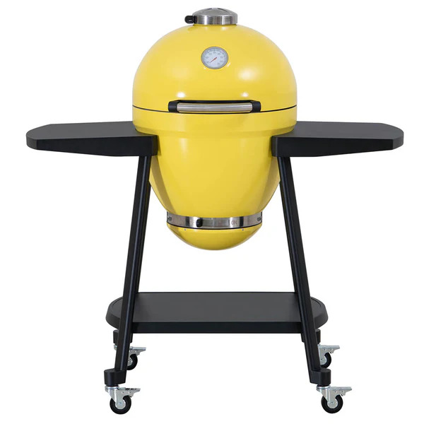 Sunjoy 20 Inch Kamado Style Charcoal Grill and Smoker