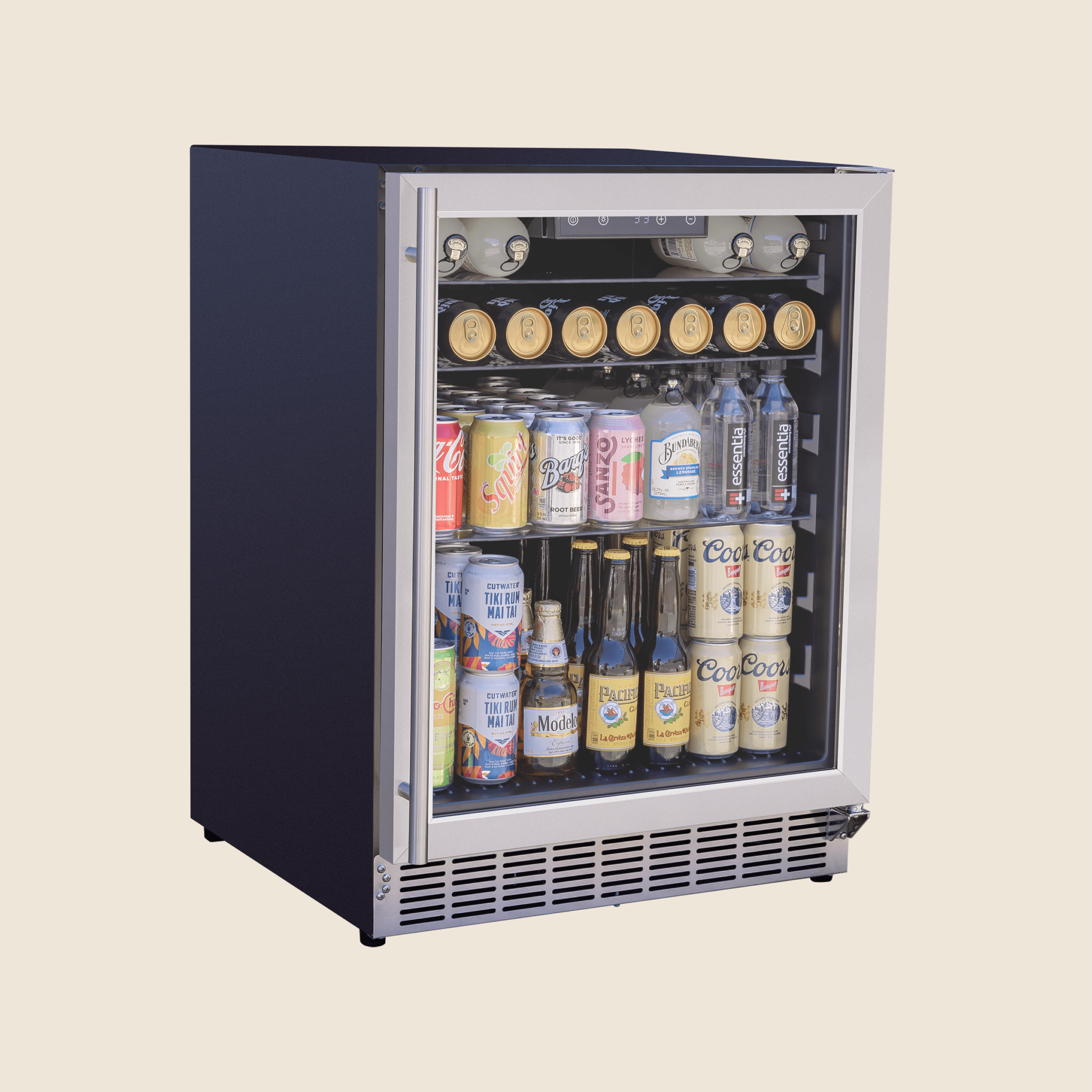 Summerset 24 Inch Outdoor Refrigerator with Glass Door