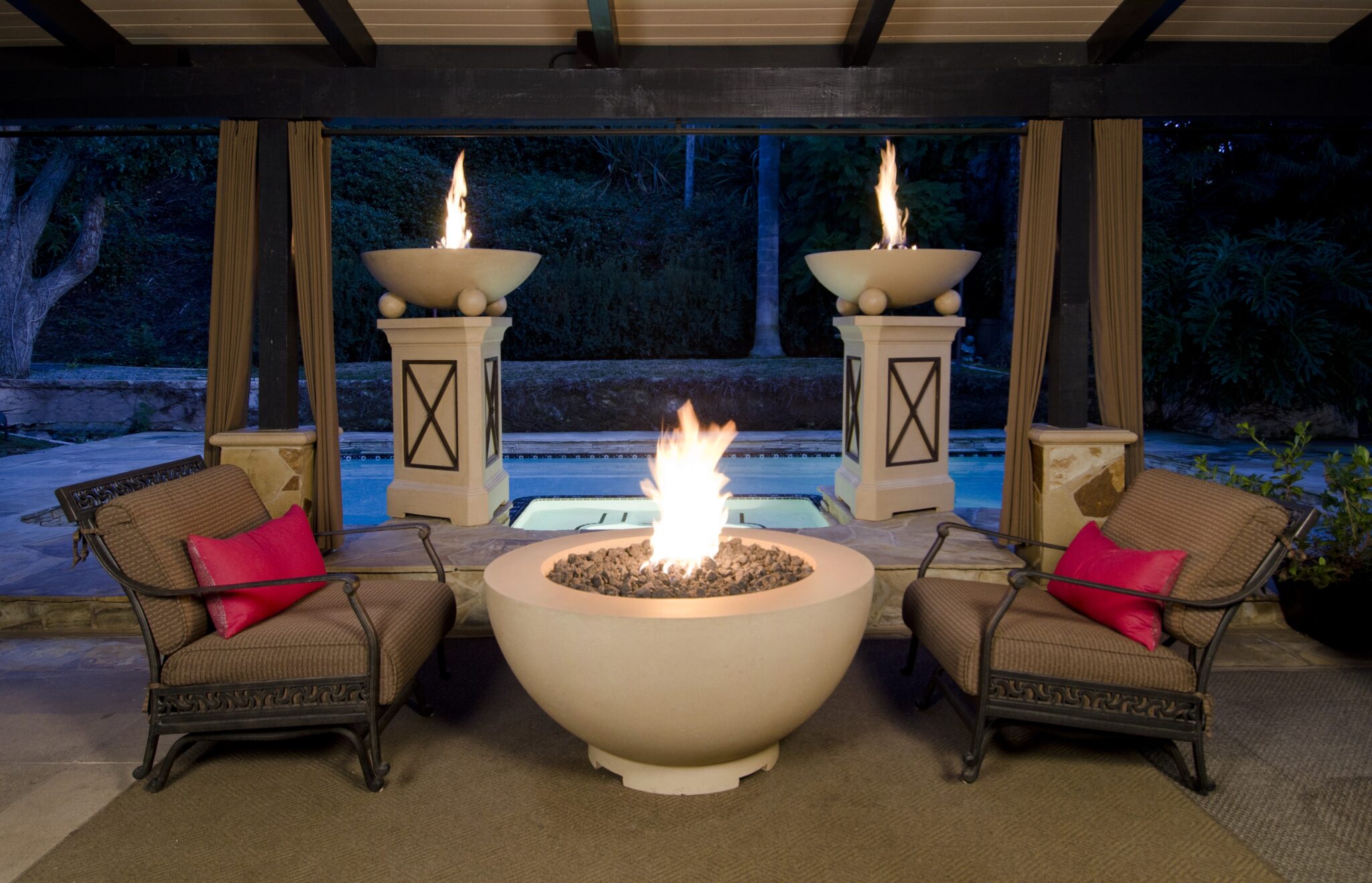 American Fyre Designs 48 Inch Gas Fire Bowl - Manual Ignition