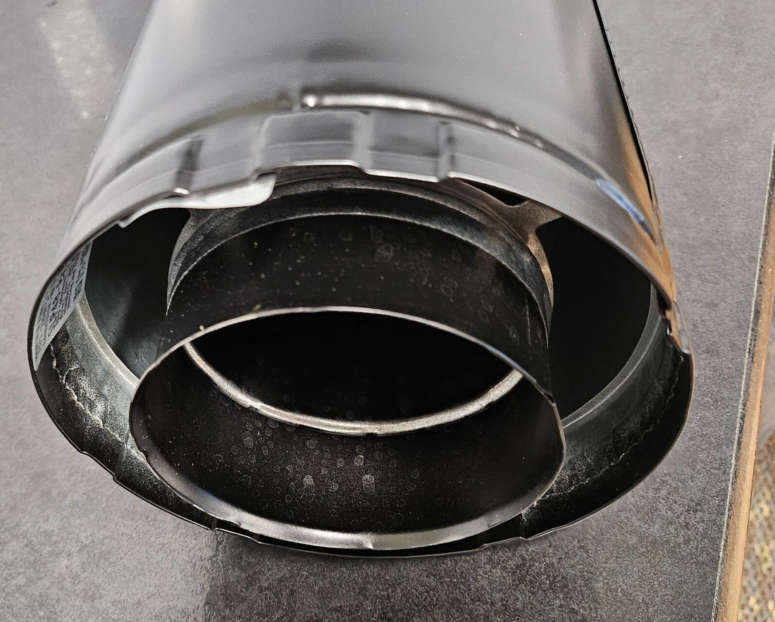 Majestic SLP48-BK 48 Inch Pipe Length - 4 Inch Diameter