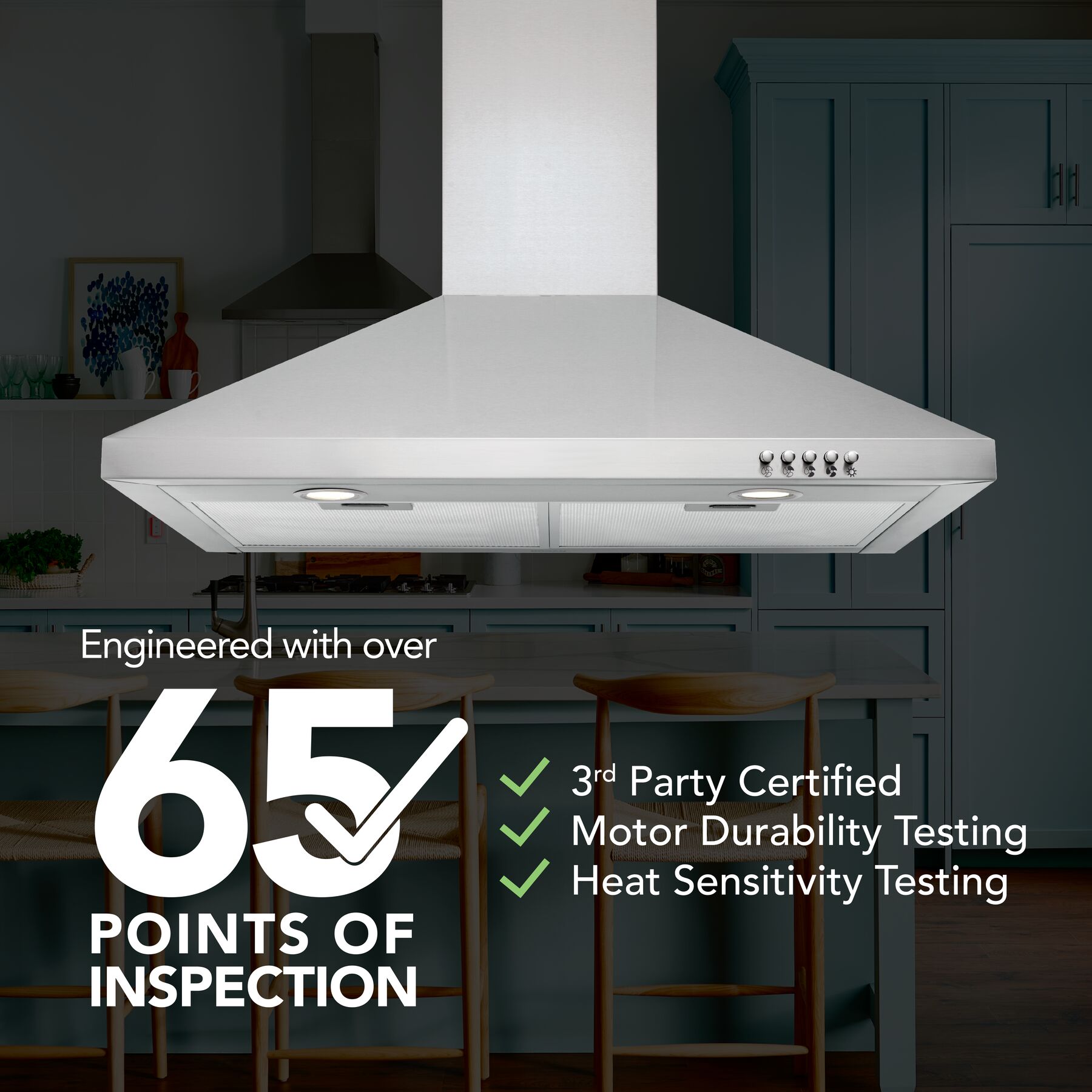 Broan 30 Inch Stainless Steel BW50 European Style Vent Hood