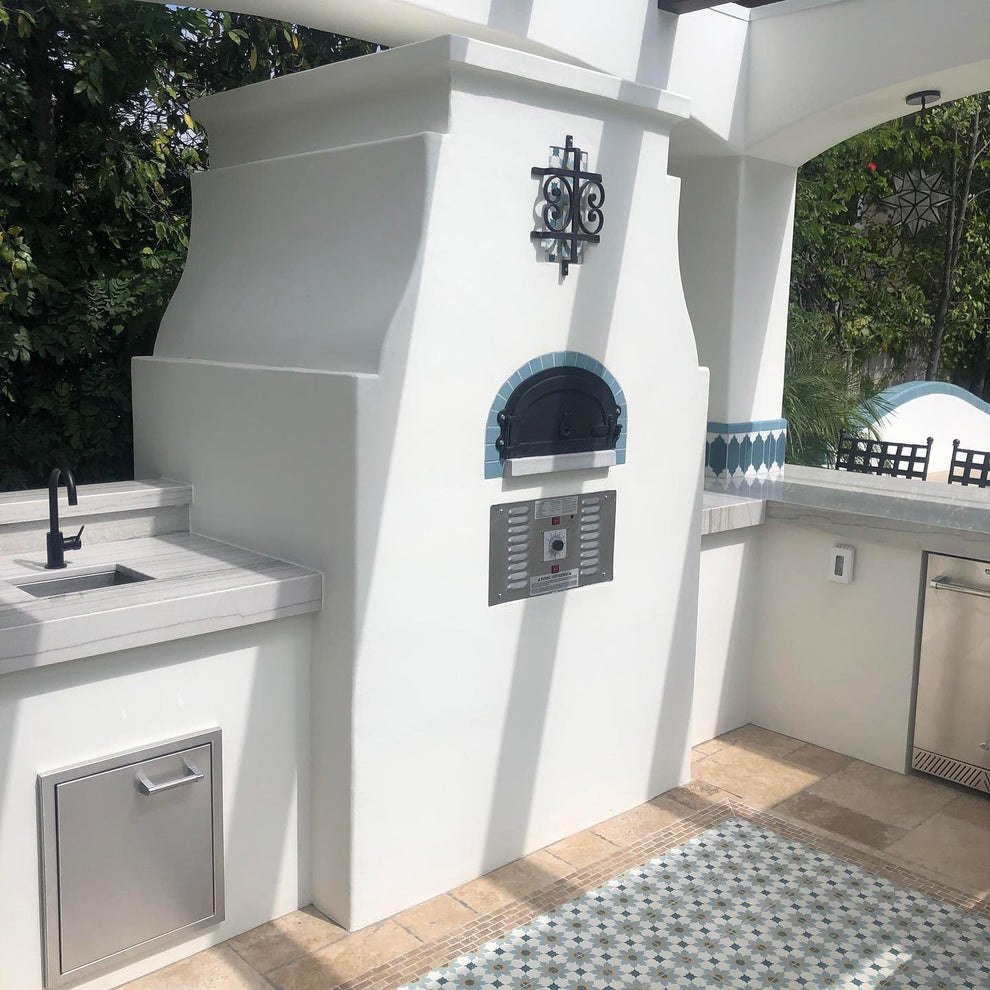 Chicago Brick Oven 750 Series Built-In Hybrid Gas and Wood Pizza Oven DIY Kit