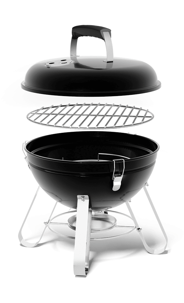 Napoleon Grills 14 Inch Black Portable Charcoal Kettle Grill