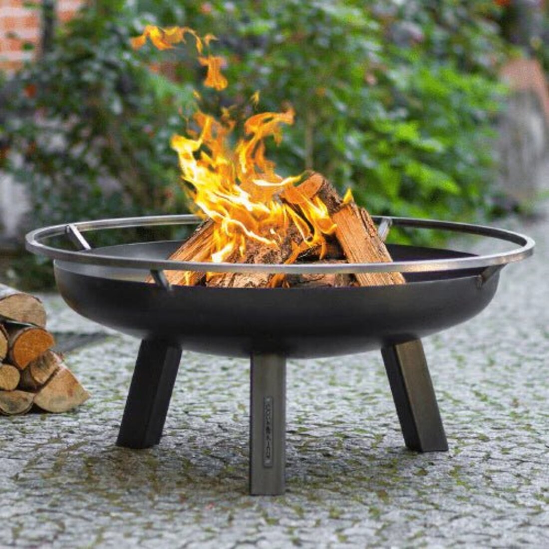 Good Directions 24 Inch Porto Wood Burning Fire Pit Set