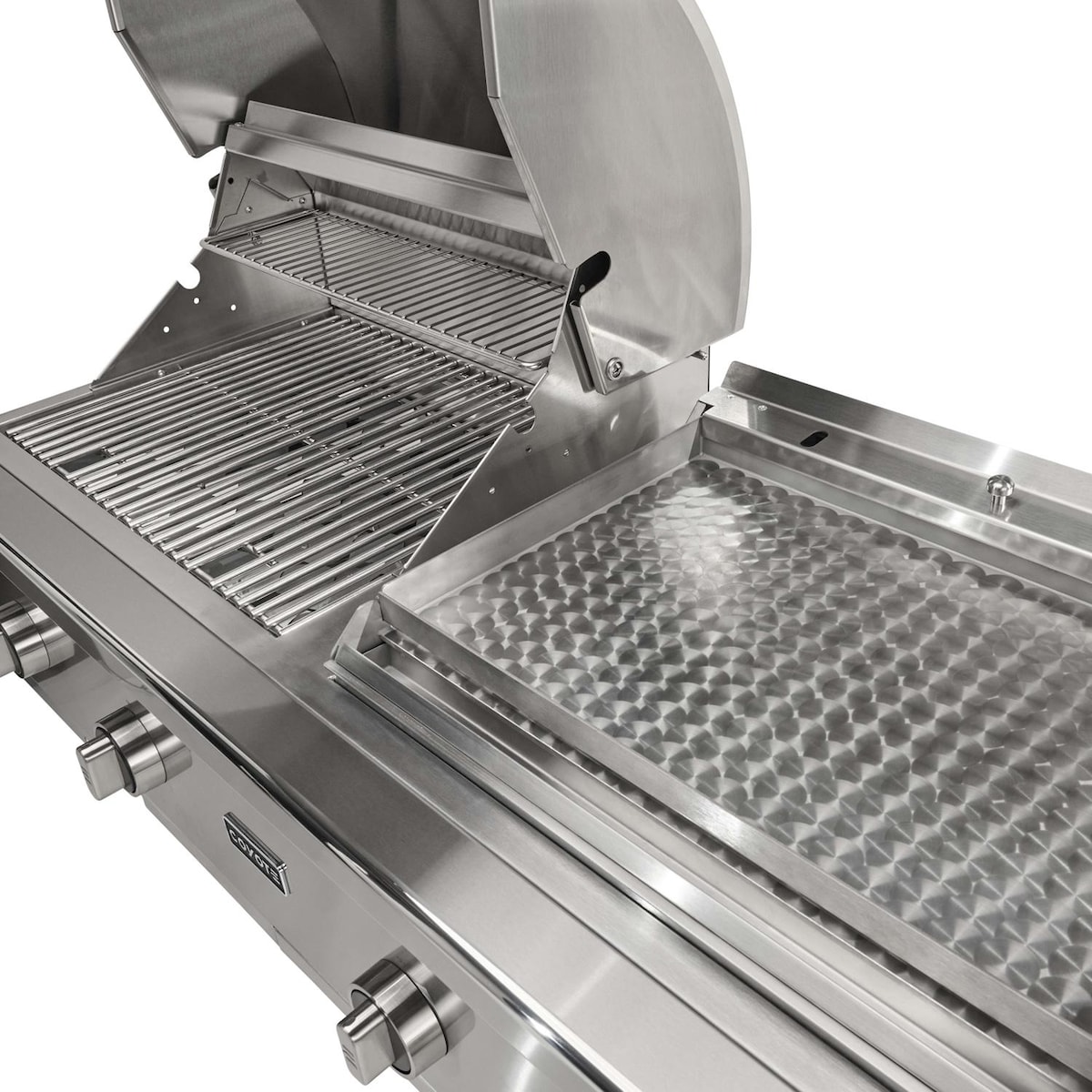 Coyote Outdoor Living 50 Inch Built-In Flat Top Combo Grill