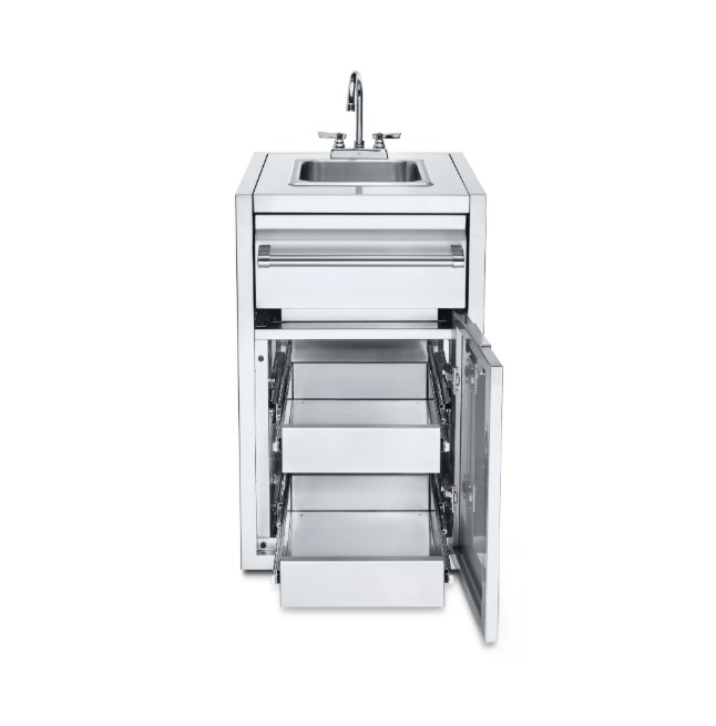 Crown Verity 22 Inch Infinite Series Built-In Wash Sink Cabinet