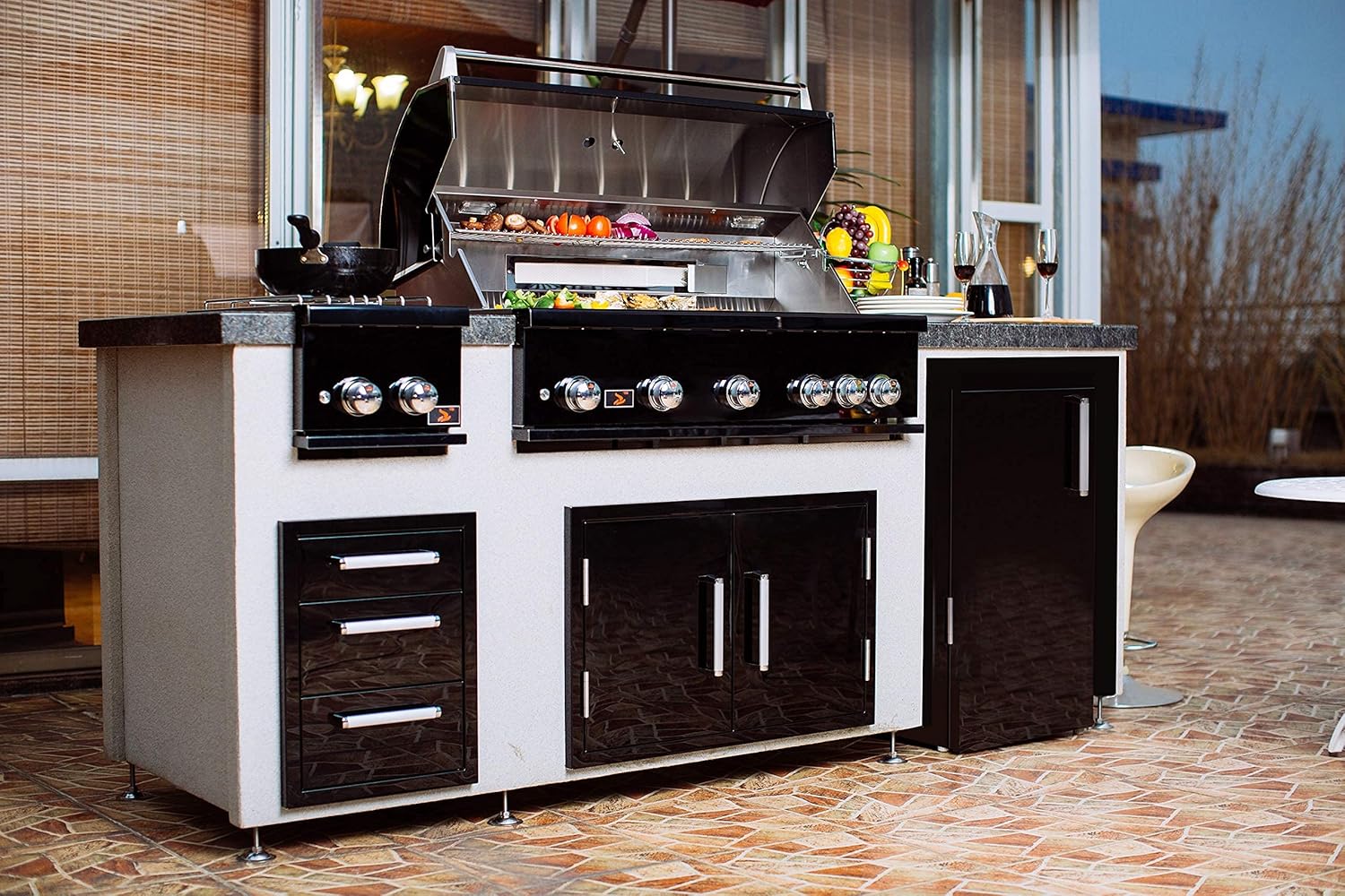 Whistler Grills Black Stainless Steel Double Door