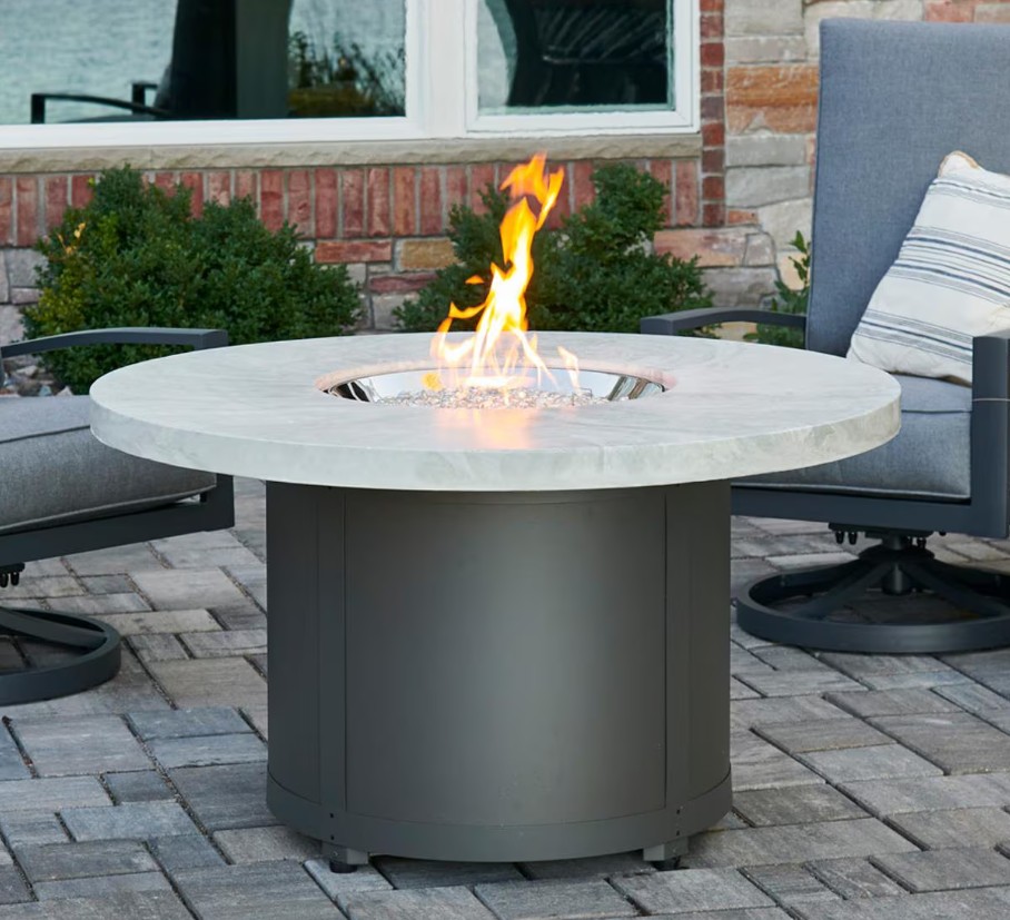 Outdoor Greatroom Company 48 Inch Beacon Gas Fire Pit Table - Direct Spark Ignition
