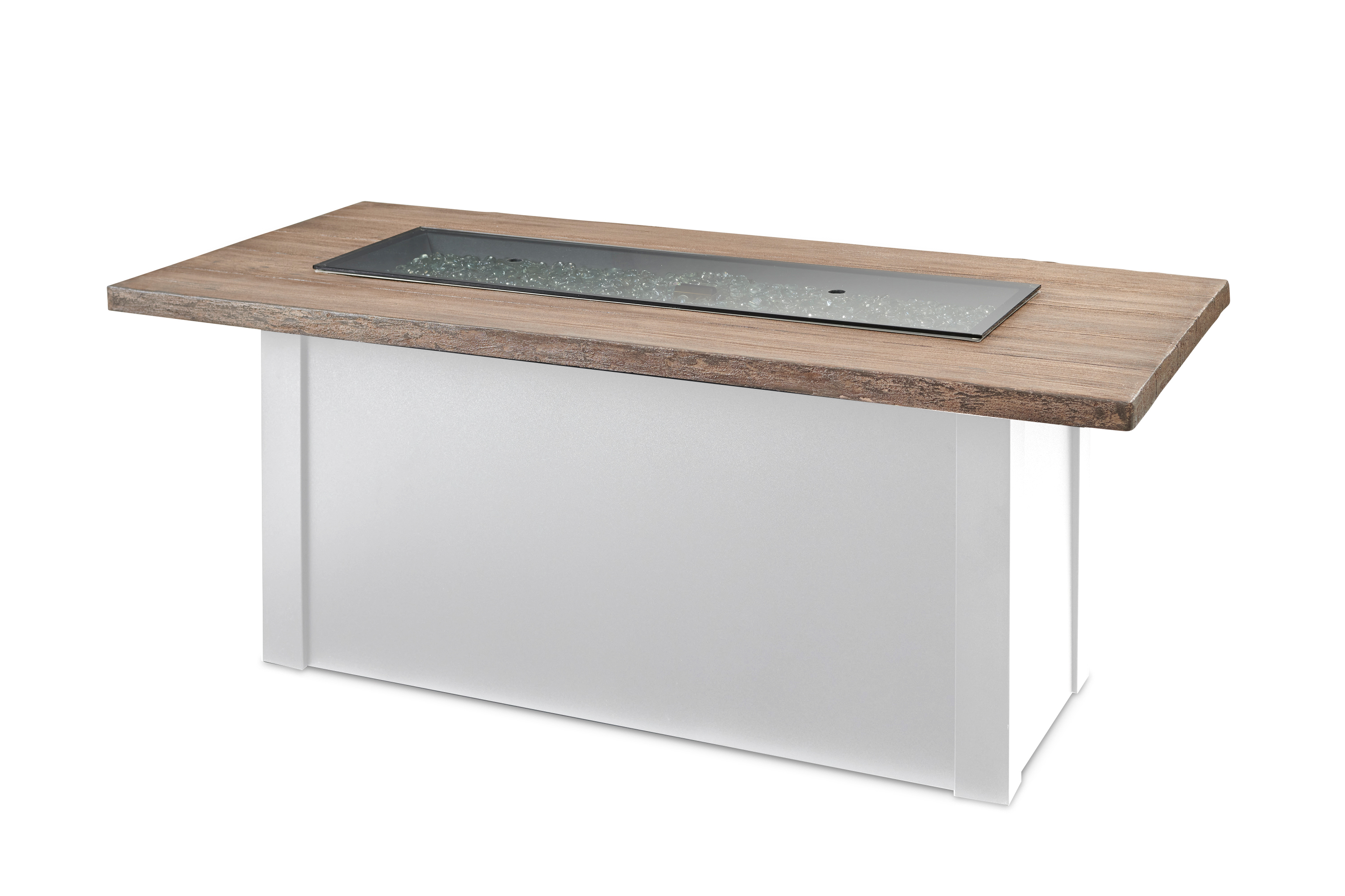 Outdoor Greatroom Company 62 Inch Havenwood Rectangular Gas Fire Pit Table