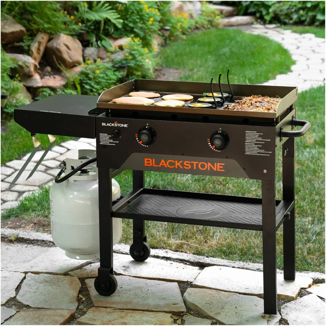 Blackstone 28 Inch Single Side Shelf Propane Griddle with Omnivore Technology