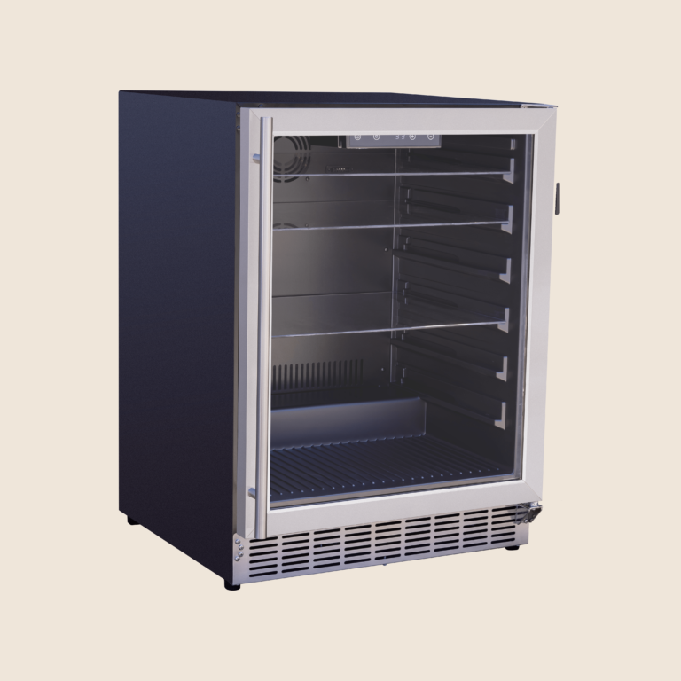 Summerset 24 Inch Outdoor Refrigerator with Glass Door