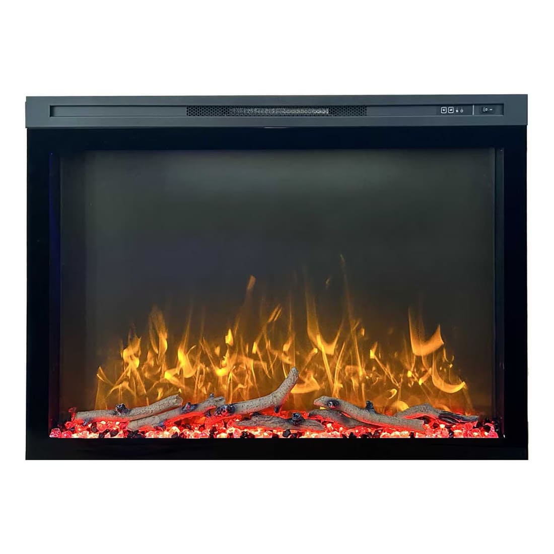 JR Home 42 Inch ActiveFlame Pro Series Built-In Electric Fireplace
