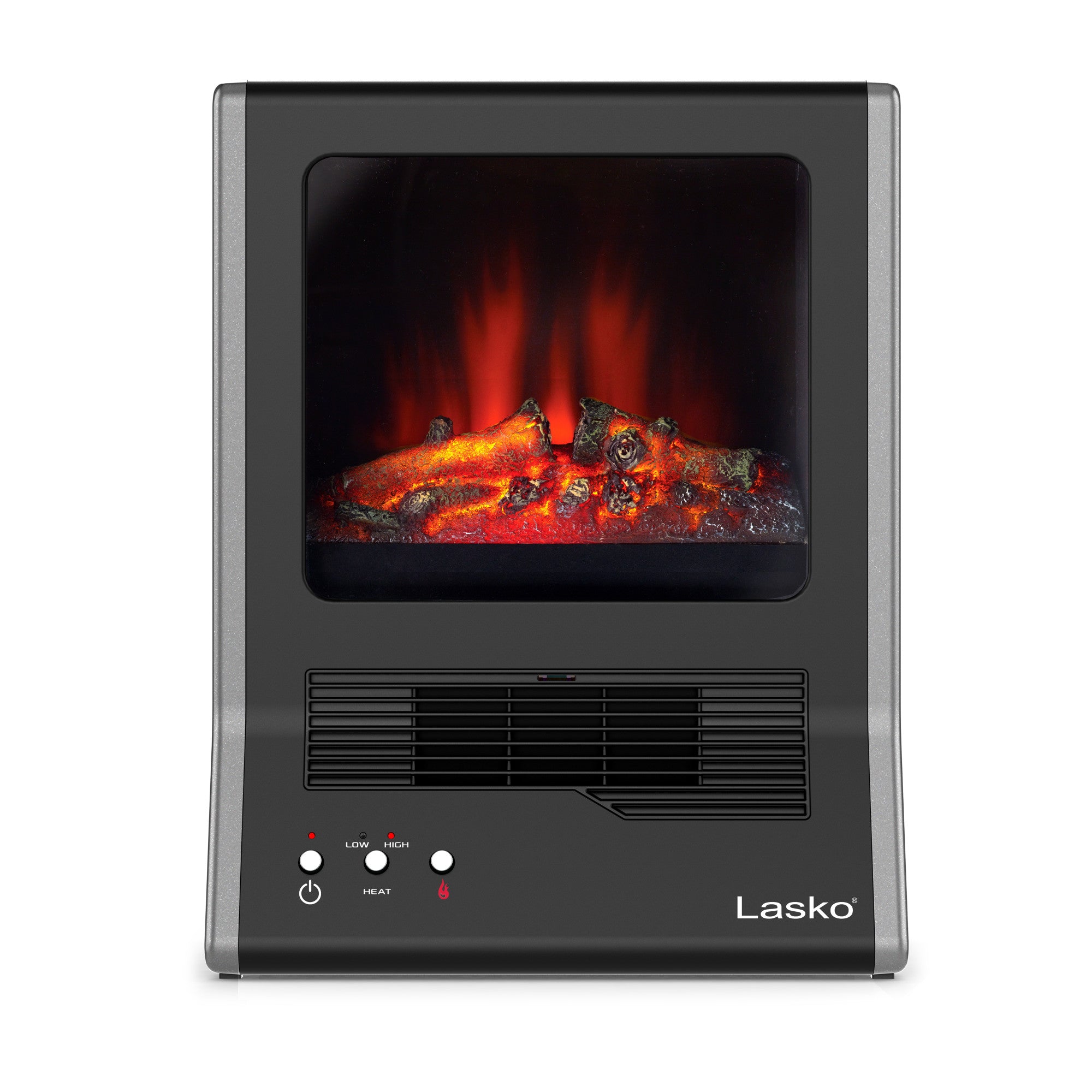 Lasko 15 Inch Ultra Ceramic Freestanding Electric Fireplace and Space Heater
