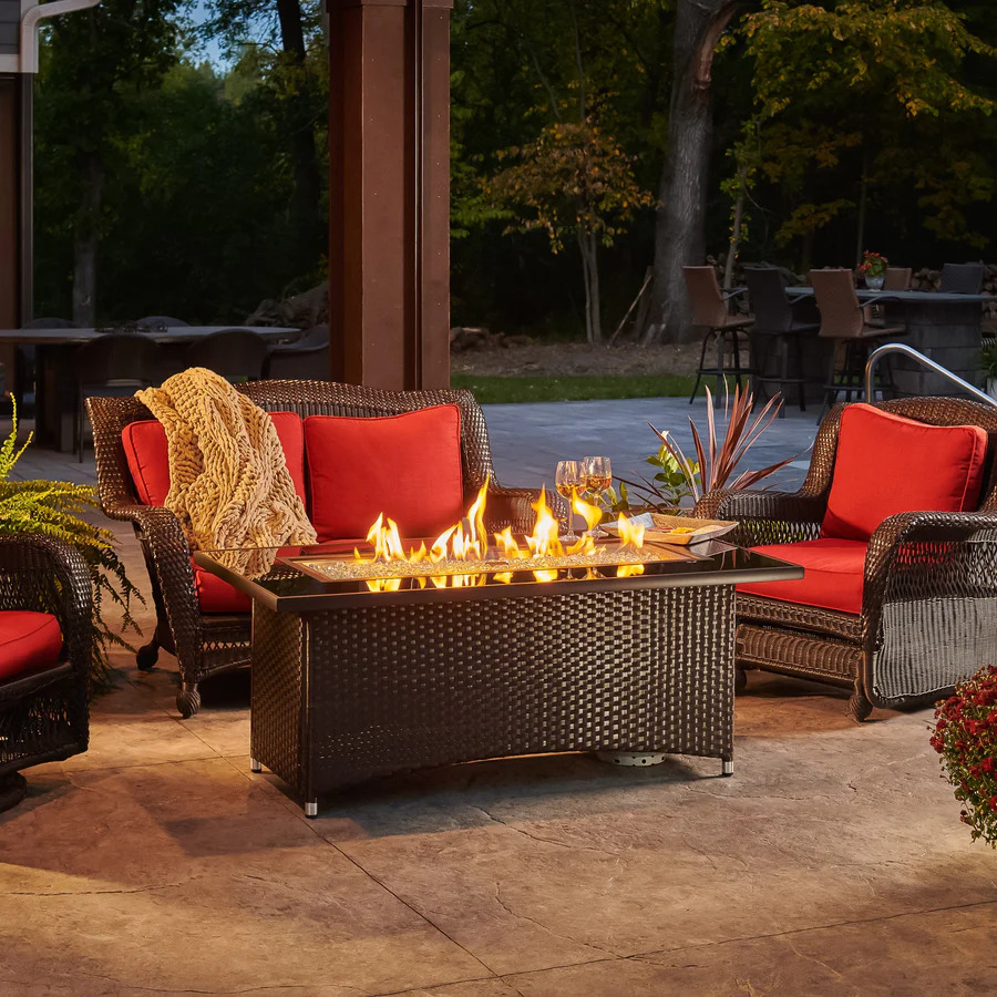 Outdoor Greatroom Company 60 Inch Montego Gas Fire Table - DSI