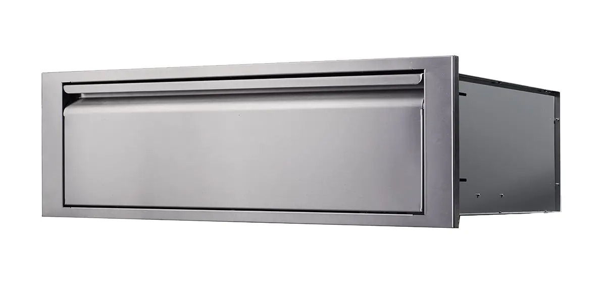 Memphis Grills 42 Inch Stainless Steel Lower Drawers for Pro Pellet Grills