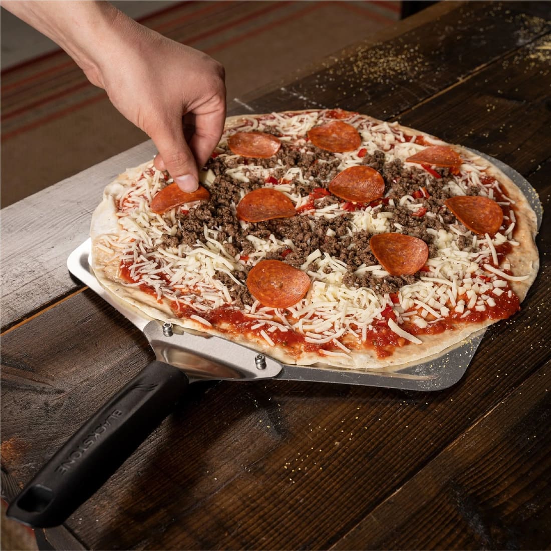 Blackstone Heat Resistant Pizza Peel for Oven and Griddle