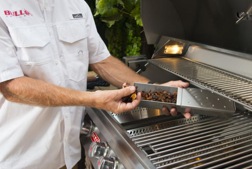 Bull Outdoors EZ Fill Smoker Box for Gas Grills