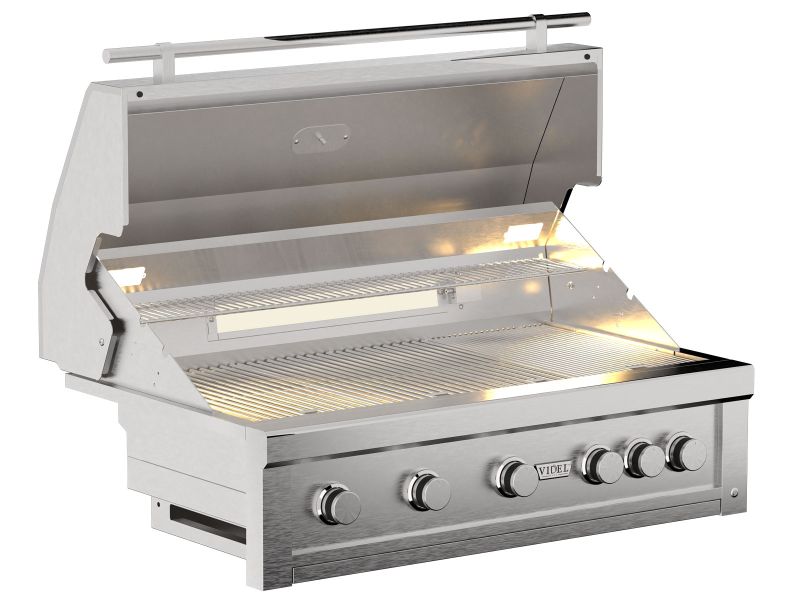 Videl 108 Inch Maestro Kitchen Island with 42 Inch Gran Fuego Grill and Margarita Center