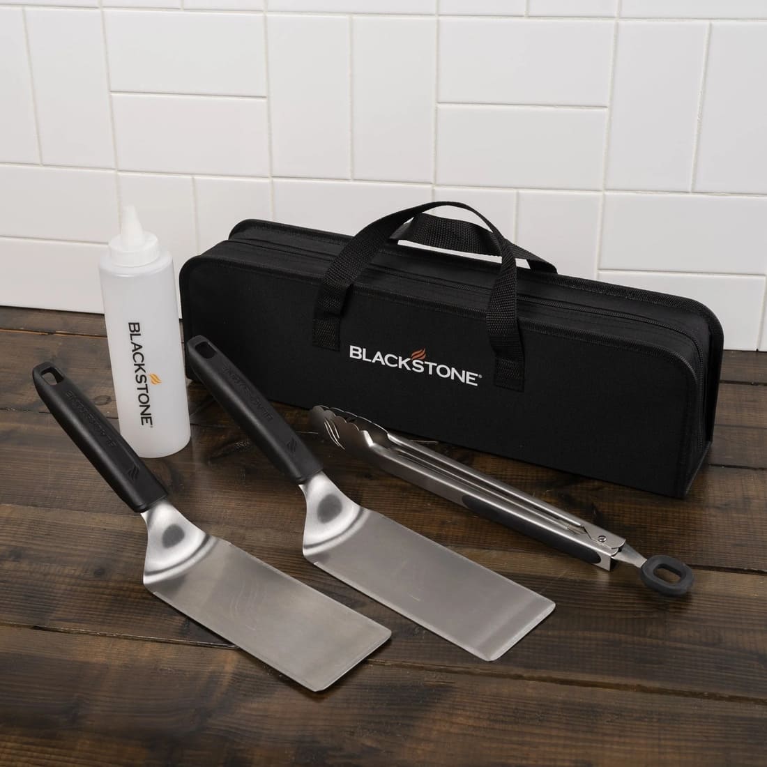 Blackstone Tabletop 5 Piece Griddle Essentials Toolkit with Bag