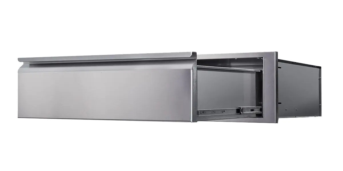 Memphis Grills 42 Inch Stainless Steel Lower Drawers for Pro Pellet Grills