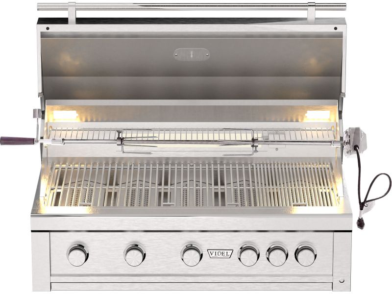 Videl 108 Inch Maestro Kitchen Island with 42 Inch Gran Fuego Grill and Margarita Center
