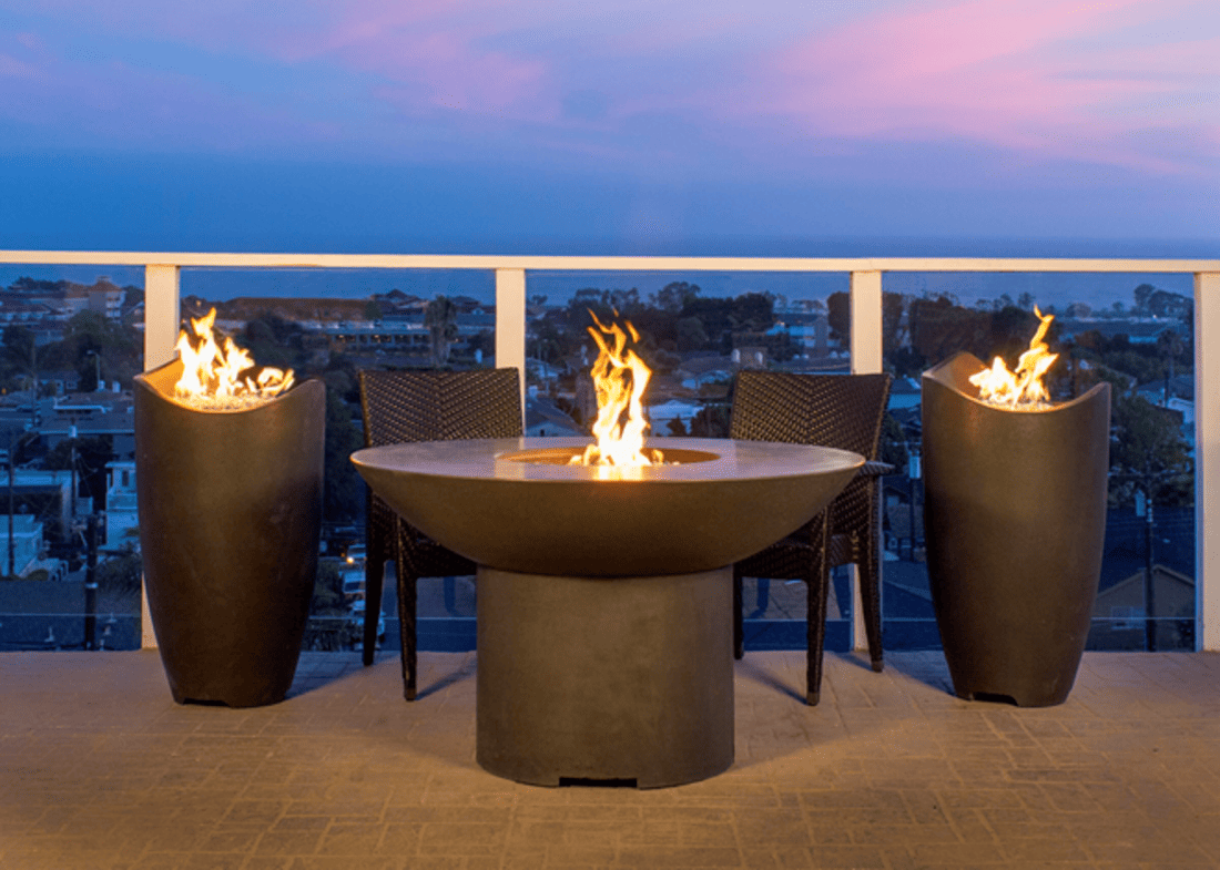 American Fyre Designs Wave Natural Gas Urn