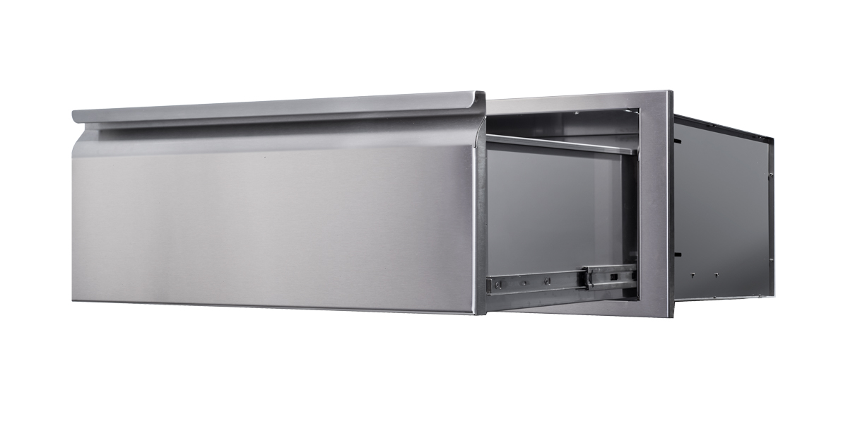 Memphis Grills 30 Inch Stainless Steel Lower Drawers for Pro Pellet Grills