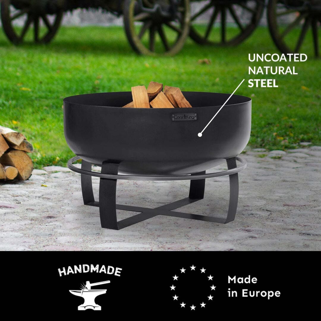 Good Directions 32 Inch Viking XXL Wood Burning Fire Pit Set
