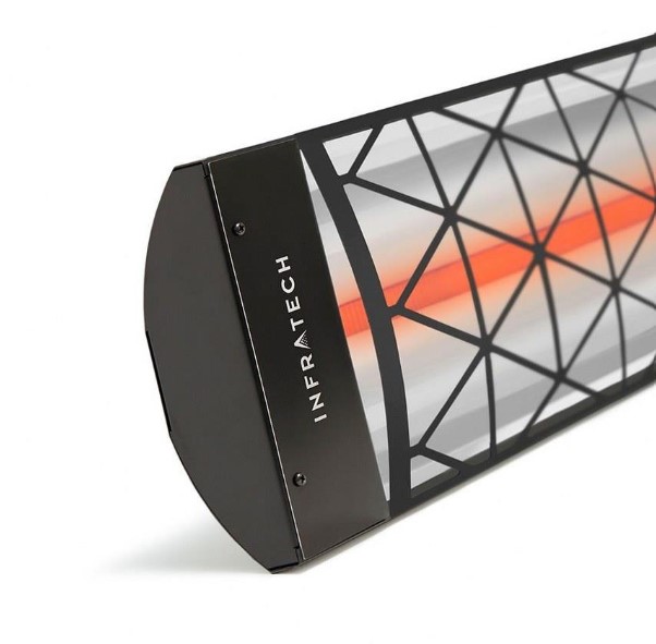 Infratech Comfort 62 Inch Motif Collection 3000W Single Element Electric Patio Heater
