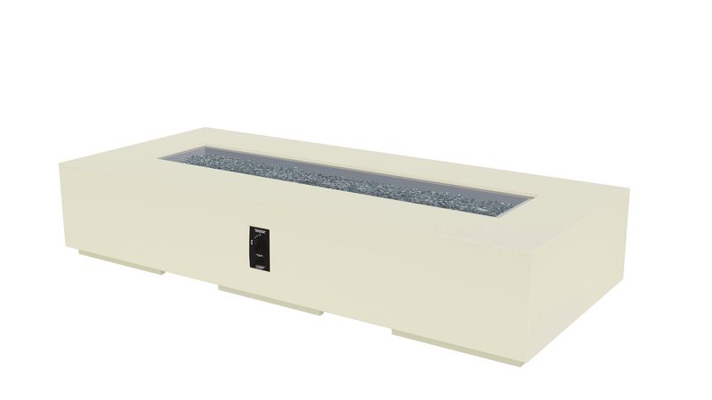 Outdoor Greatroom Company 84 Inch Cove Concrete Linear Gas Fire Pit Table