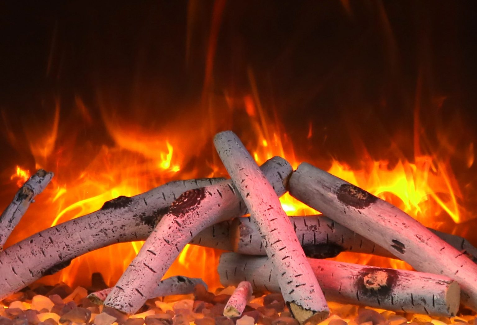 Amantii 12 Birch Log Set for Select Electric Fireplaces