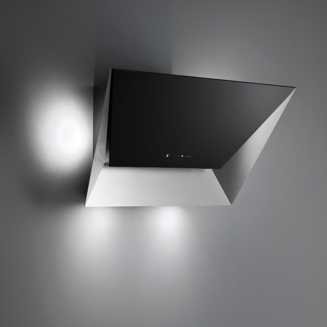 Falmec Prisma Glass 36 Inch 500 CFM Wall Mount Hood