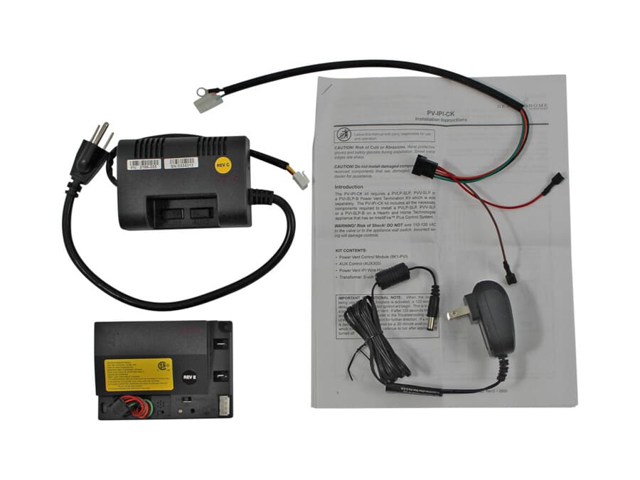 Majestic Power Vent Conversion Kit for IntelliFire Ignition and IntelliFire Ignition Plus Gas Fireplaces