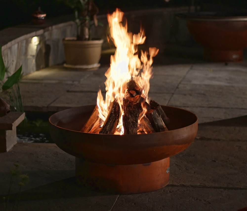 Fire Pit Art 36 Inch Low Boy Gas Fire Pit - AWEIS