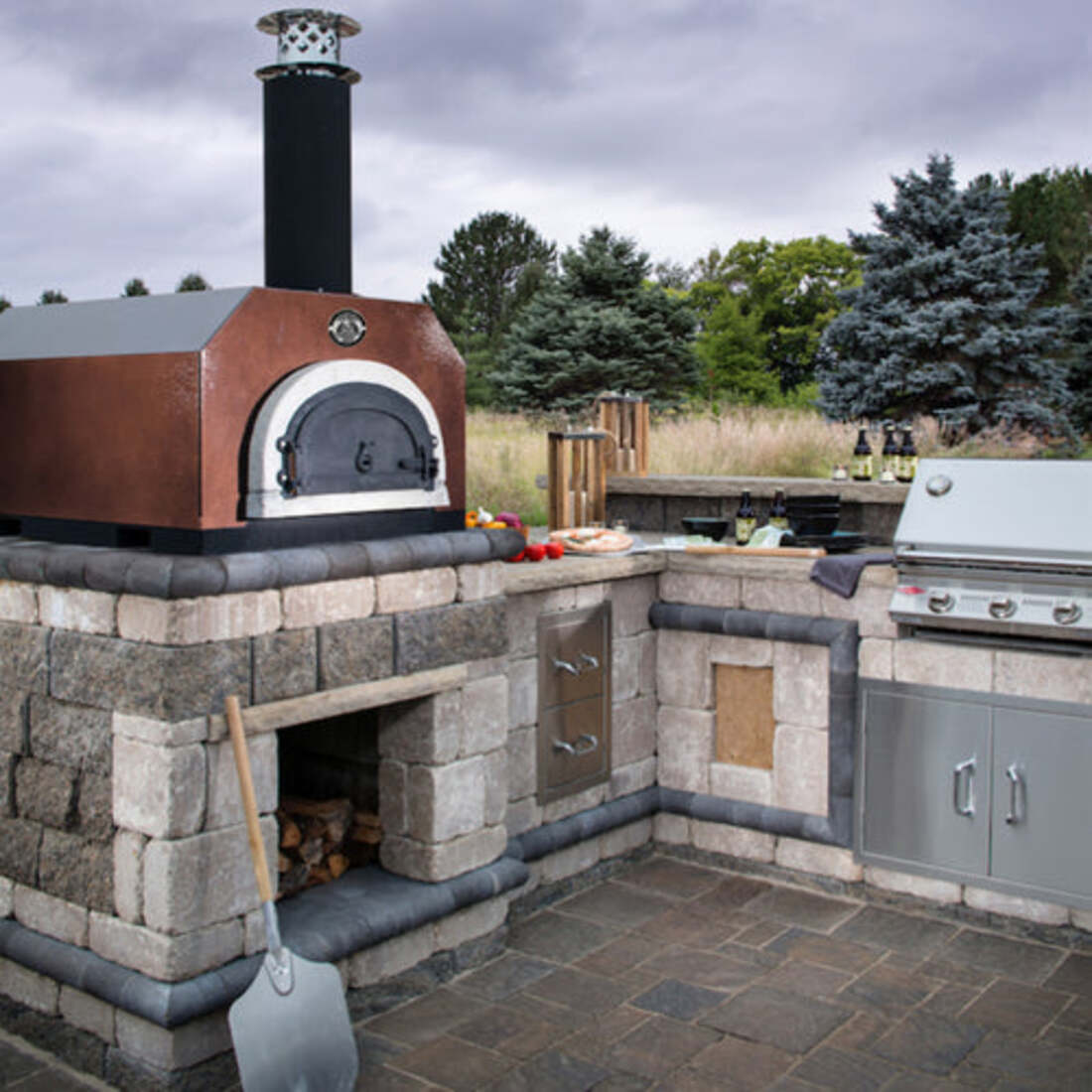 Chicago Brick Oven 500 Series Countertop Wood-Fired Pizza Oven