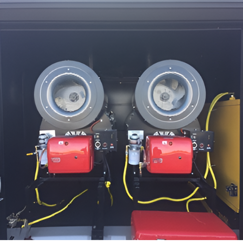 Flagro 800K BTU Air Recirculation Diesel Indirect Fired Heater with Oil Trailer