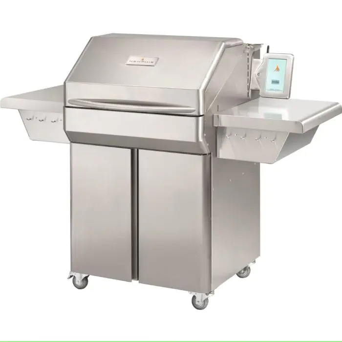 Memphis Grills Pro ITC3 Stainless Steel Pellet Grill on Cart