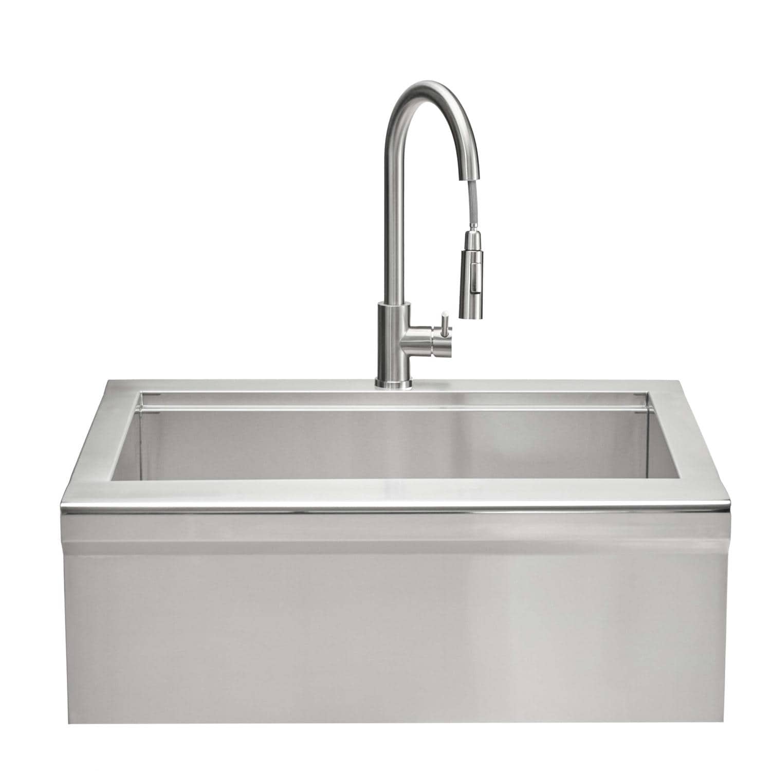 Coyote Outdoor Living 30 Inch Farmhouse Sink with Faucet