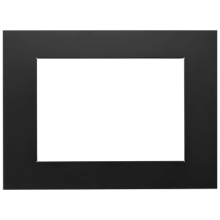 Napoleon 4-Sided Black Backerplate for Rosedale 3 Gas Fireplace Inserts