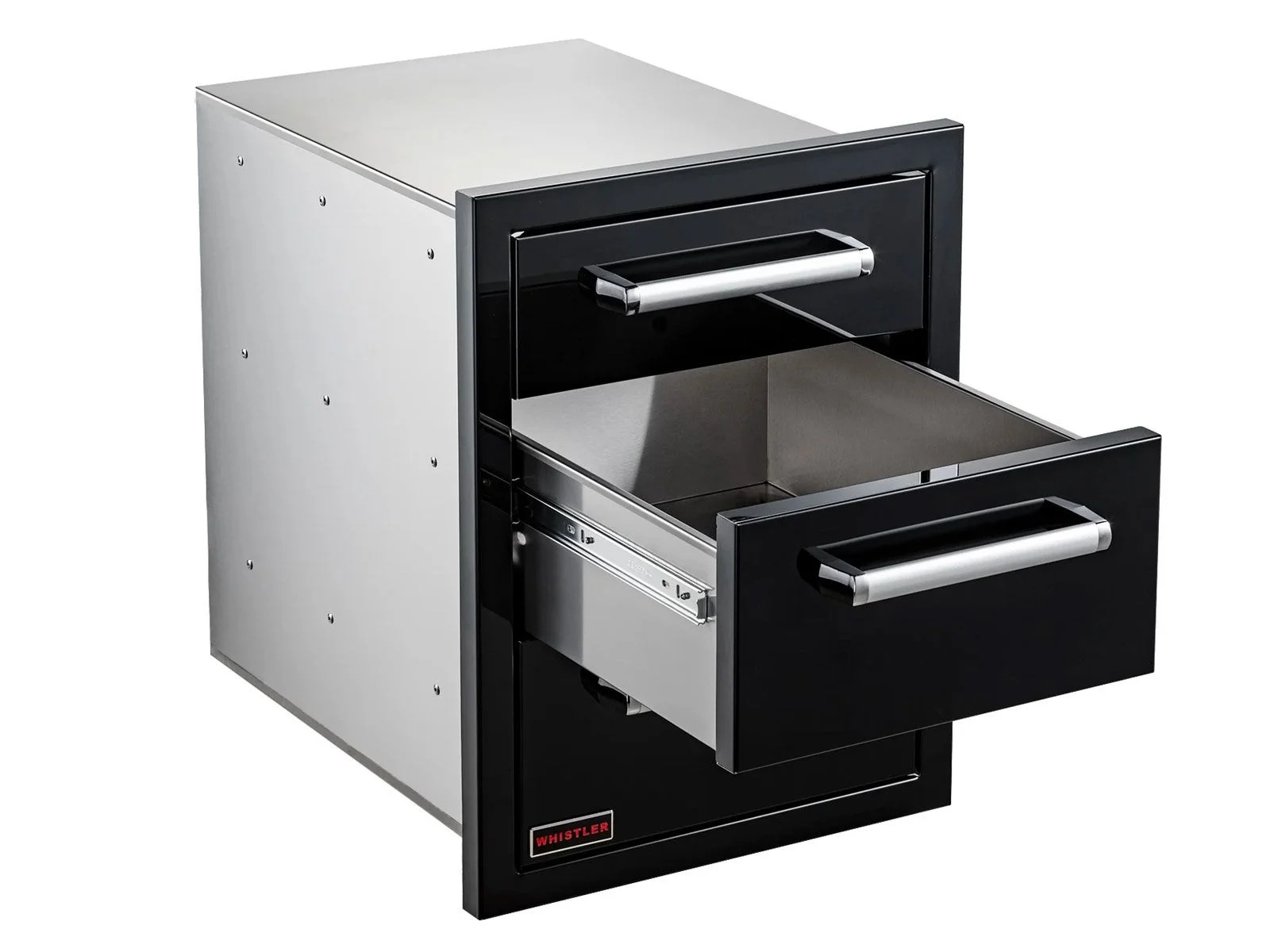 Whistler Grills Black Stainless Steel Triple Drawer