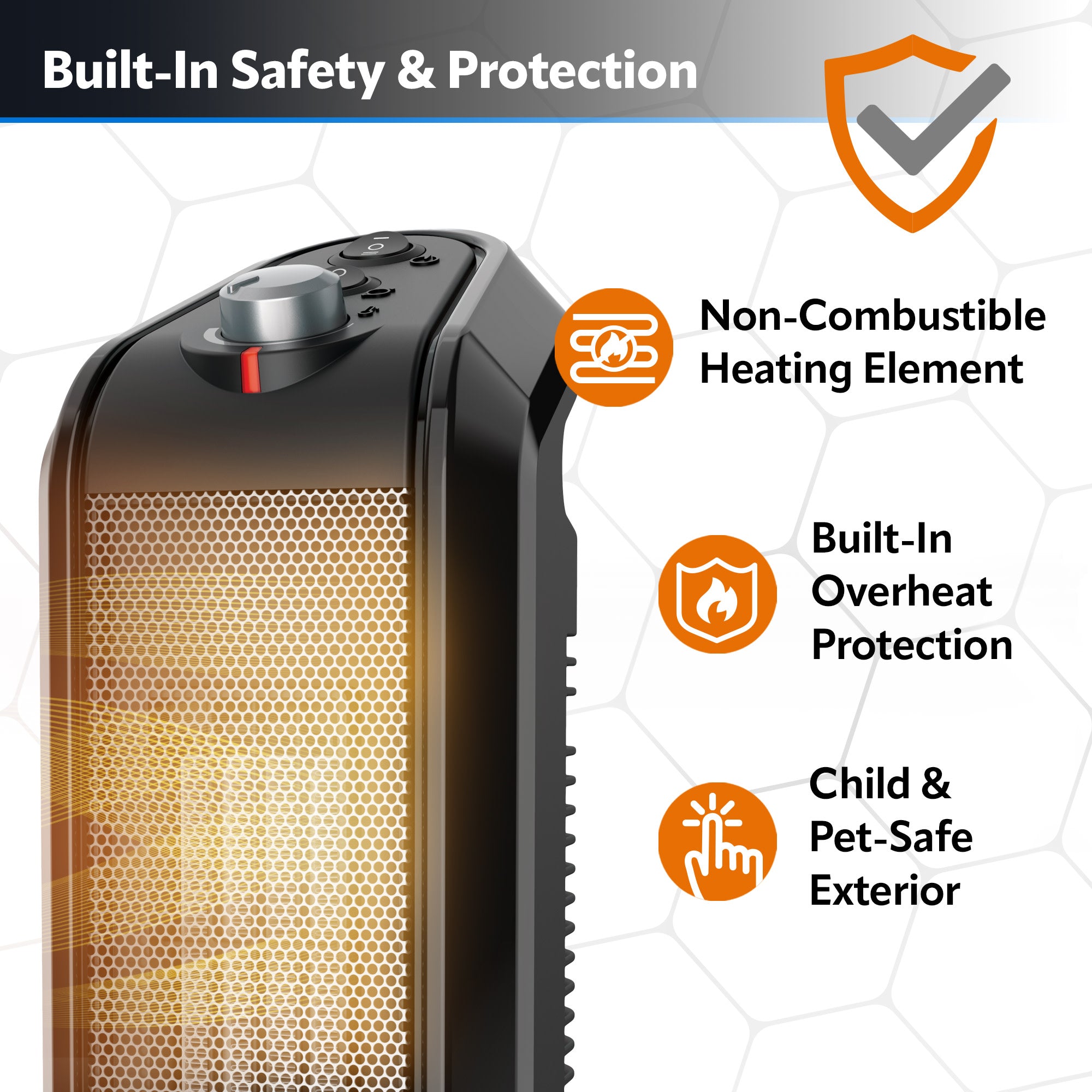 Lasko 16 Inch CT16451 Ceramic Tower Electric Space Heater