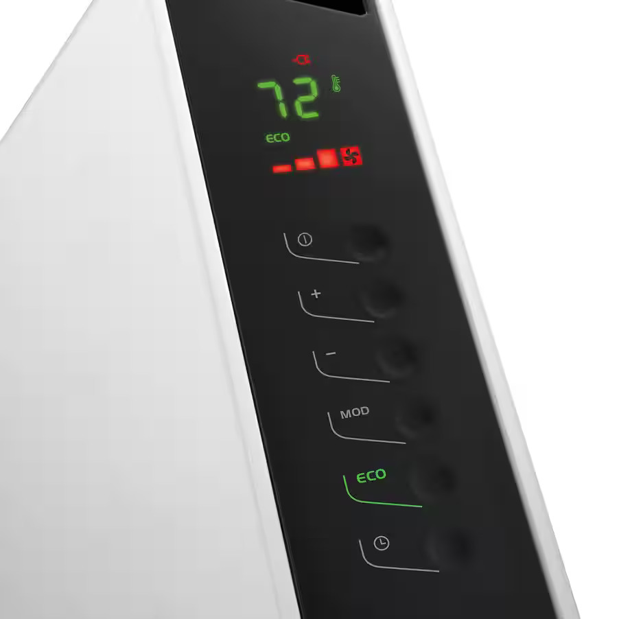 DeLonghi 1500W Dual Fan SlimStyle Heater with Digital Convection Panel