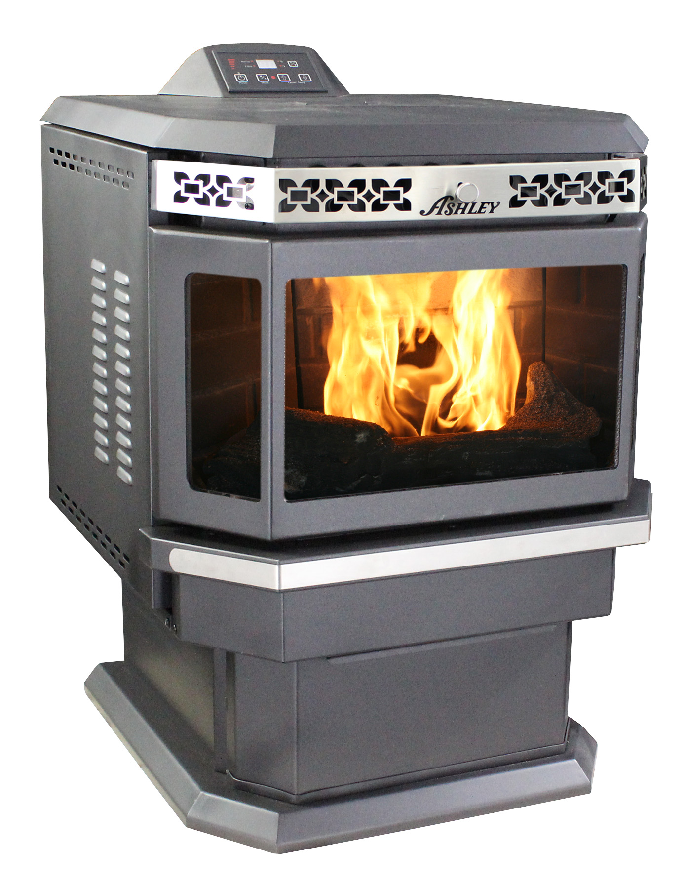 US Stove 25 Inch Ashley AP5660 Bay Front Pellet Stove