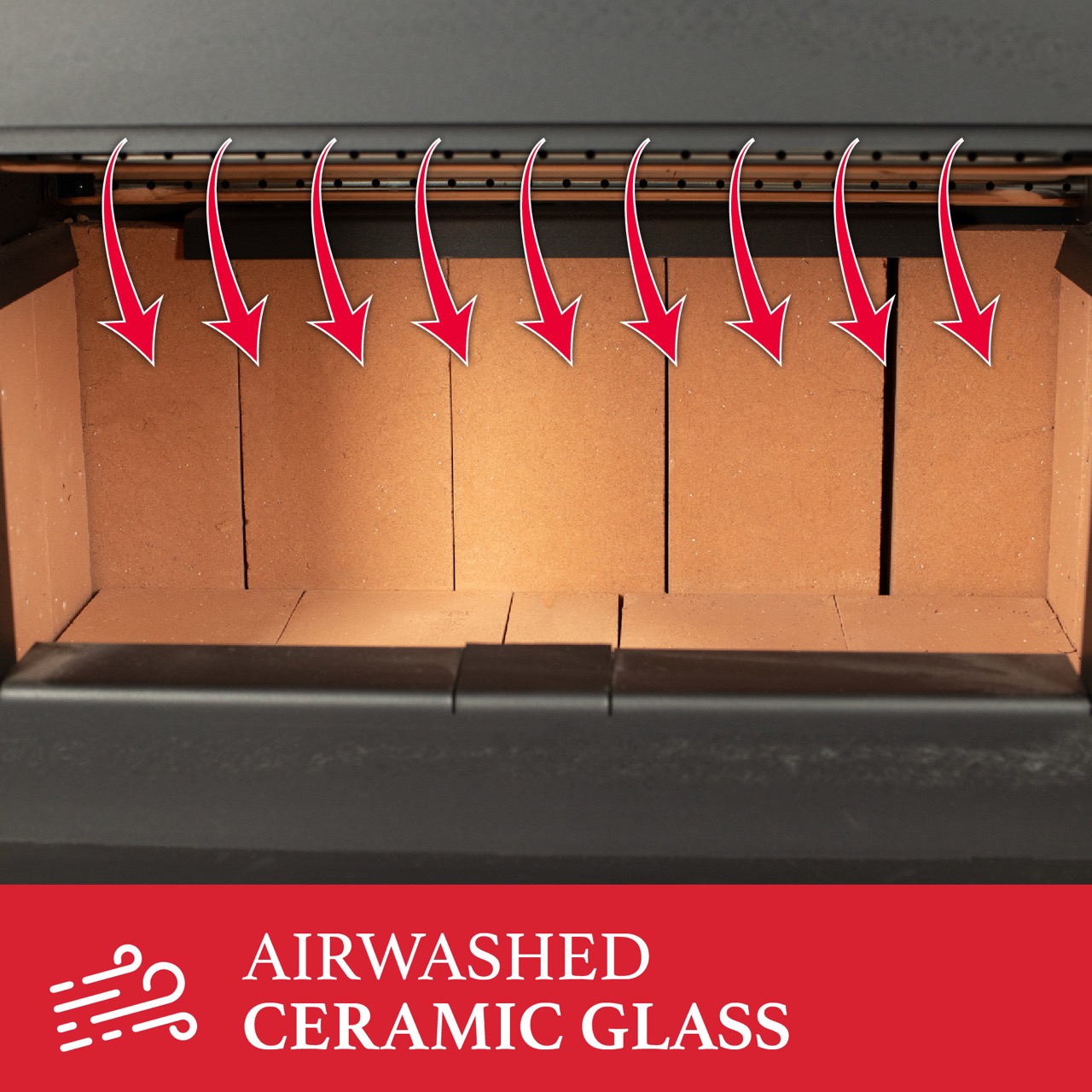 US Stove 28 Inch Ashley AW1820E Wood Stove Insert