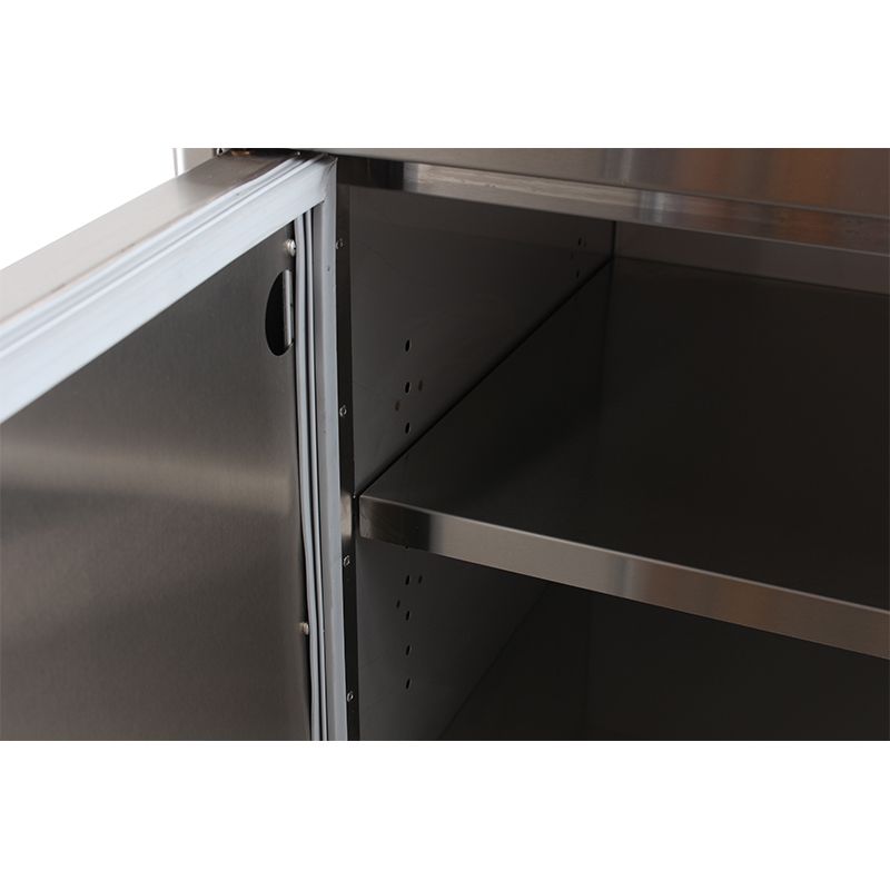 Blaze Grills 32 Inch Stainless Steel Enclosed Dry Storage Cabinet with Shelf