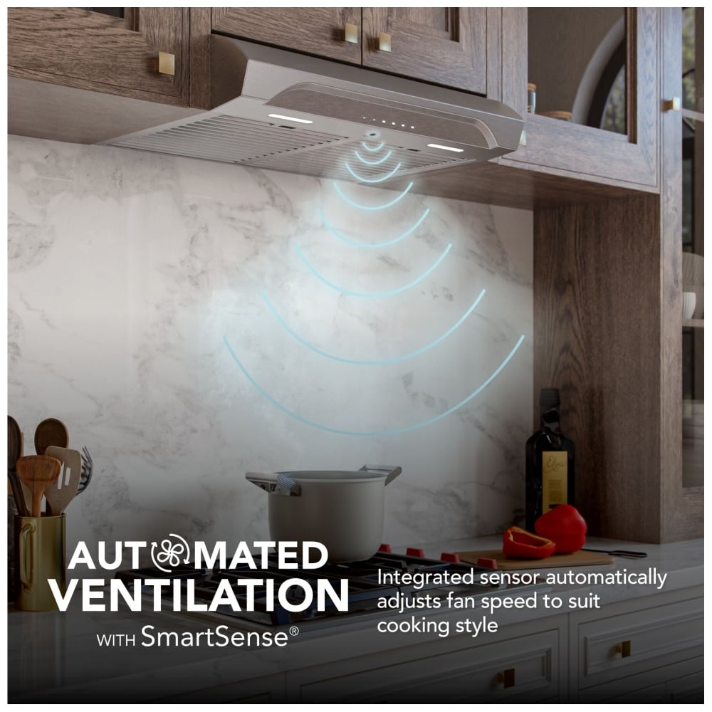 Broan 30 Inch 3-Speed 640 MAX Blower CFM Range Hood