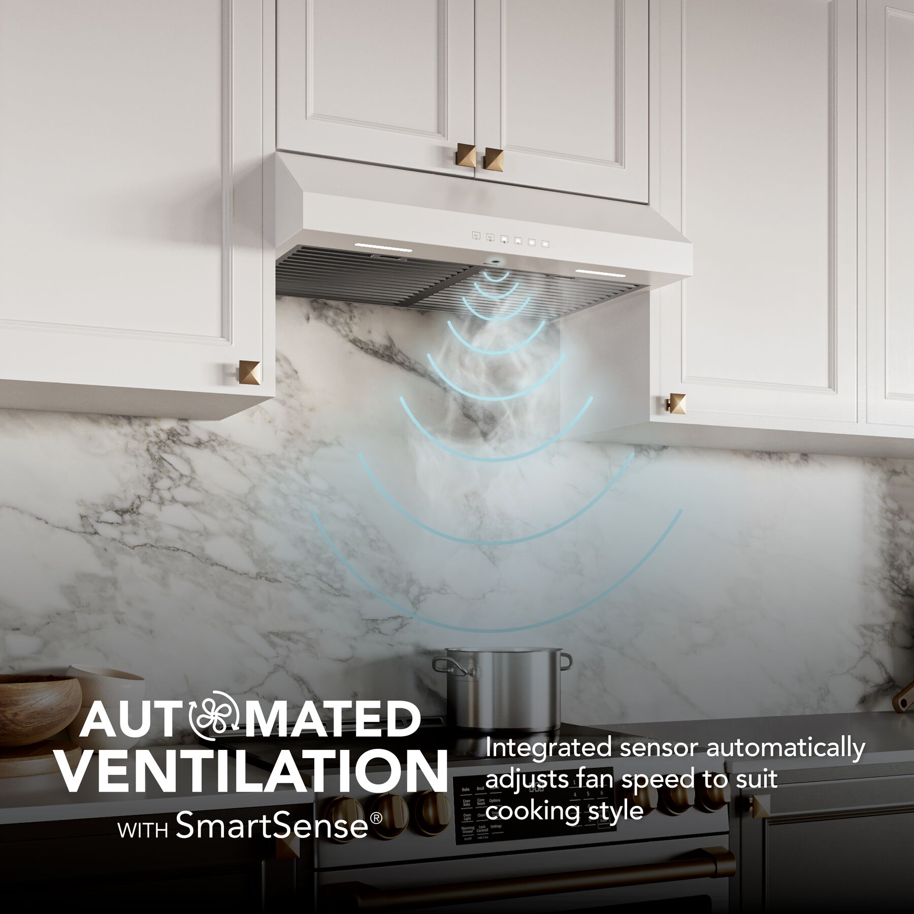 Broan Glacier 30 Inch 490 MAX Blower CFM 3 Speed Range Hood