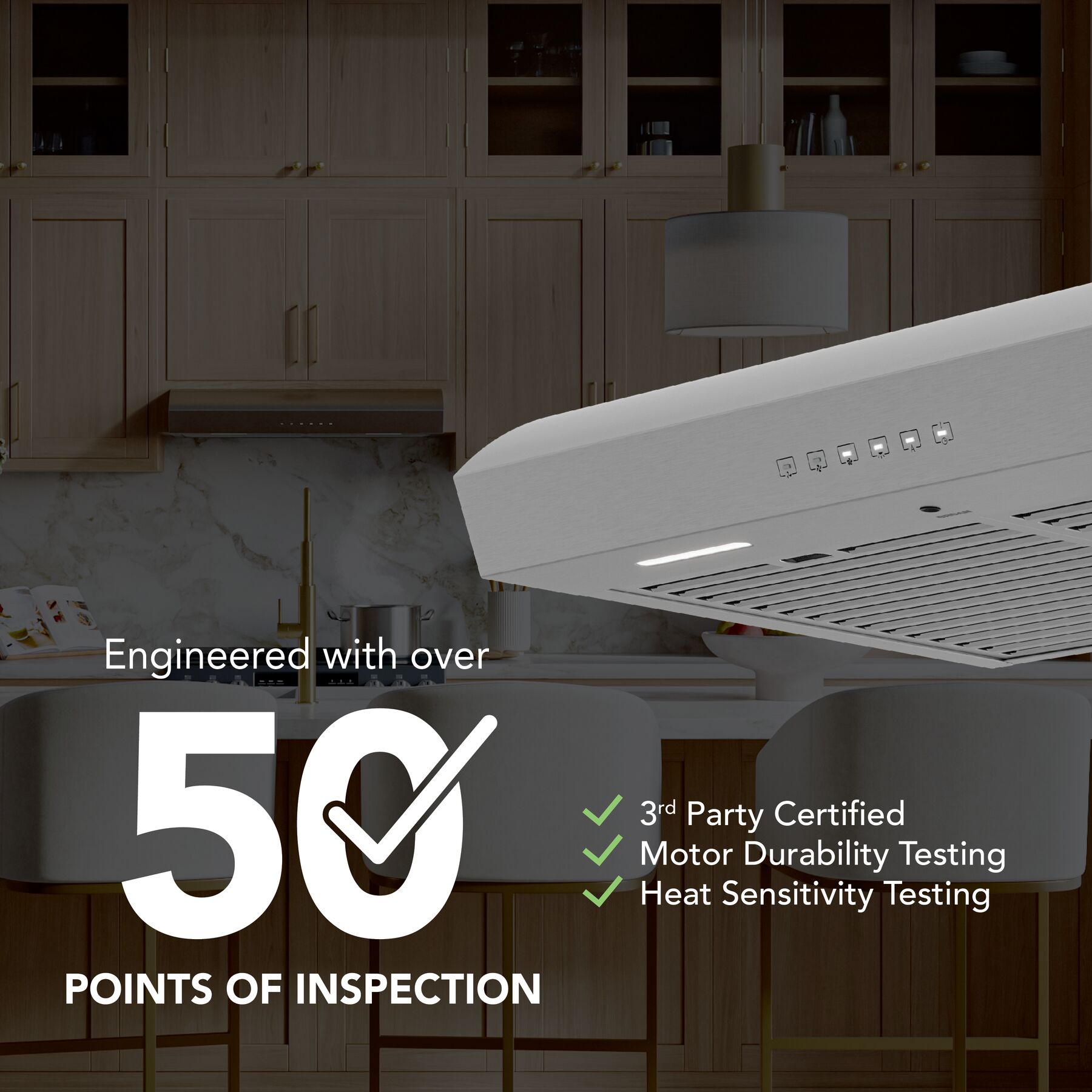 Broan MTR3 Series 30 Inch 490 MAX Blower CFM Range Hood